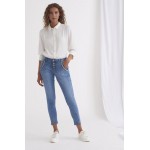 Cream Holly Jeans Baiily  Fit 7/8 Light Blue Denim